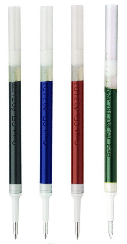 Pentel Energelvulling LR7 Set 3 St. Zwart