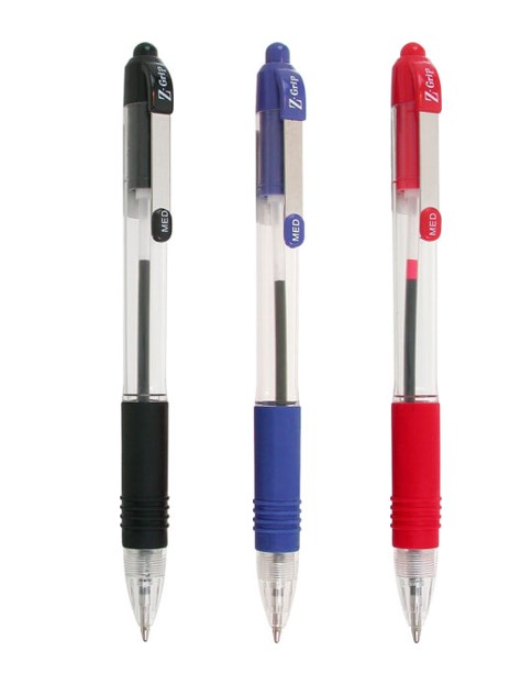 Zebra Z-Grip - Penna A Sfera Con Inchiostro Liscio, 1,0 Mm, Confezione - Foto 4